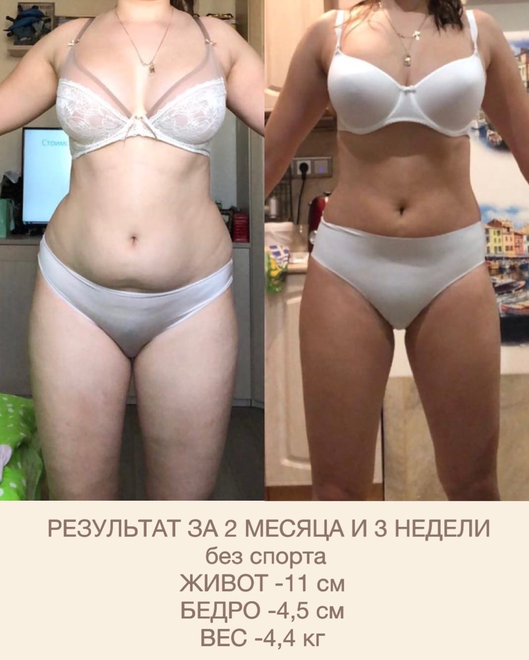 Результат участницы длительной программы